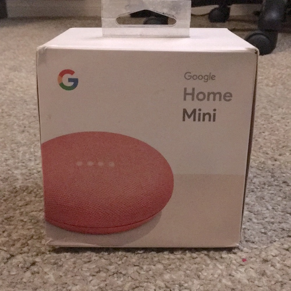 Google Home Mini - Coral ~with box~